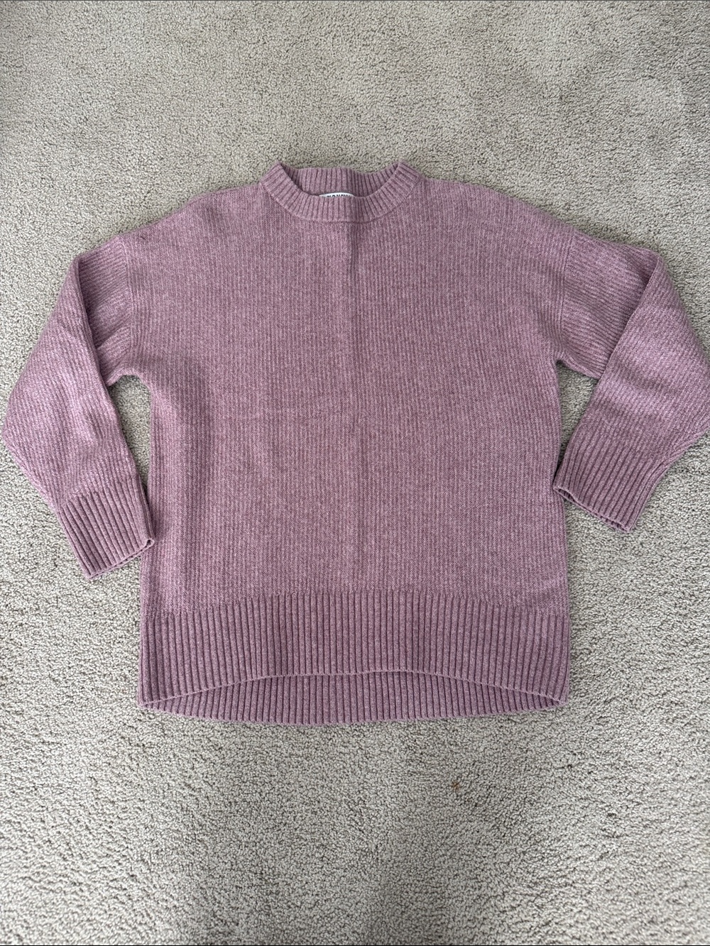 Old Navy Ribbed Crewneck Sweater - Mauve Pink